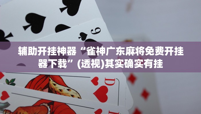 辅助神器“开心麻将外卦神器下载安装”附开挂脚本