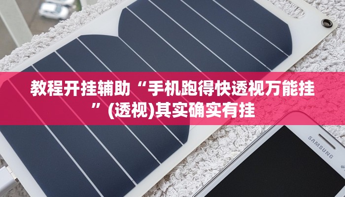 教程开挂辅助“手机跑得快透视万能挂”(透视)其实确实有挂