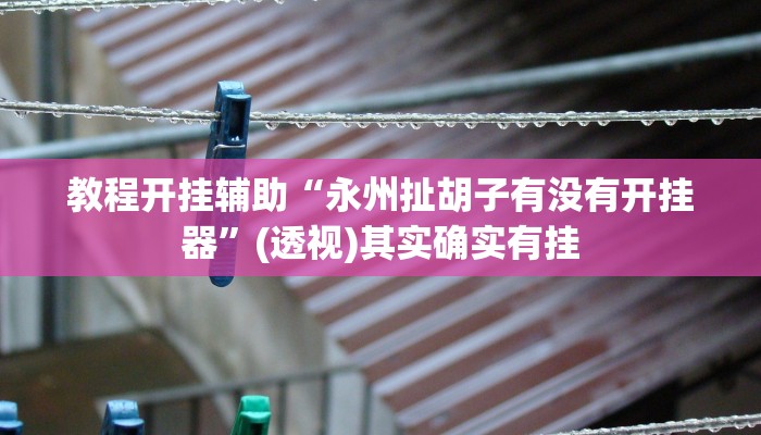 万能开挂辅助“中至吉安麻将开挂教程”附开挂脚本