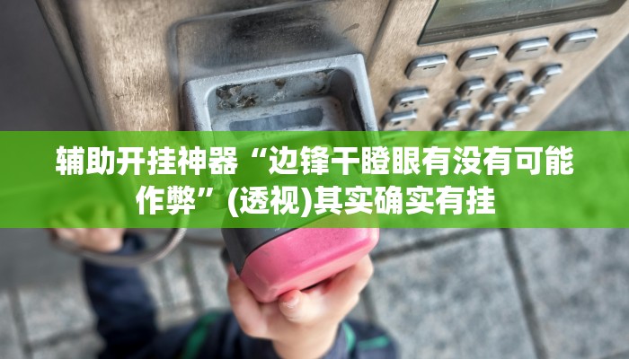 辅助开挂神器“边锋干瞪眼有没有可能作弊”(透视)其实确实有挂 辅助开挂神器“边锋干瞪眼有没有可能作弊”(透视)其实确实有挂