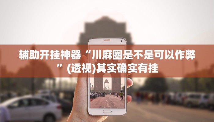 万能开挂辅助“富贵川麻换三张能开挂吗”分享必要外挂教程