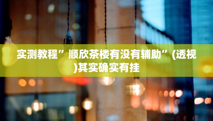分享实测“新二号大厅其实真有透视挂的”附开挂脚本