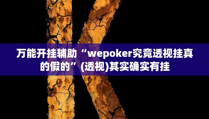 分享实测“微乐甘肃麻将开挂教程”分享用挂教程