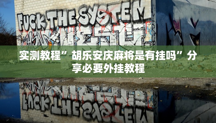 实测教程”胡乐安庆麻将是有挂吗”分享必要外挂教程