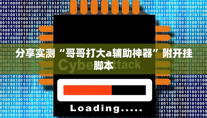分享实测“哥哥打大a辅助神器”附开挂脚本