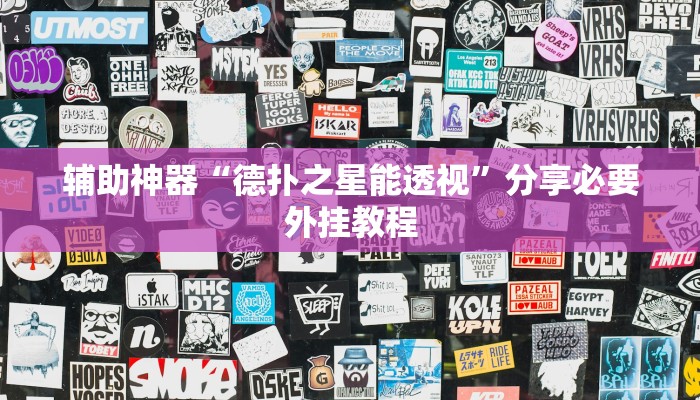 辅助神器“德扑之星能透视”分享必要外挂教程