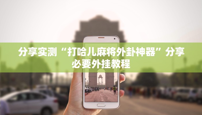 分享实测“打哈儿麻将外卦神器”分享必要外挂教程 分享实测“打哈儿麻将外卦神器”分享必要外挂教程