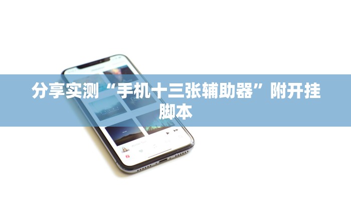 分享实测“手机十三张辅助器”附开挂脚本