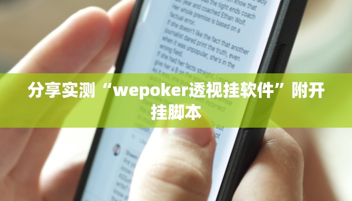 分享实测“wepoker透视挂软件”附开挂脚本