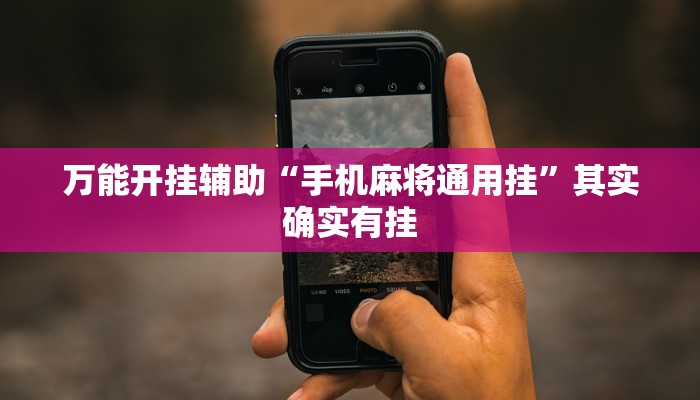 万能开挂辅助“手机麻将通用挂”其实确实有挂