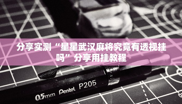 分享实测“星星武汉麻将究竟有透视挂吗”分享用挂教程