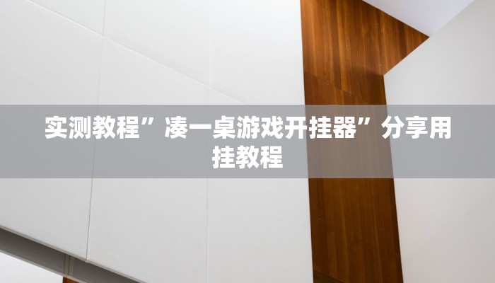 实测教程”凑一桌游戏开挂器”分享用挂教程