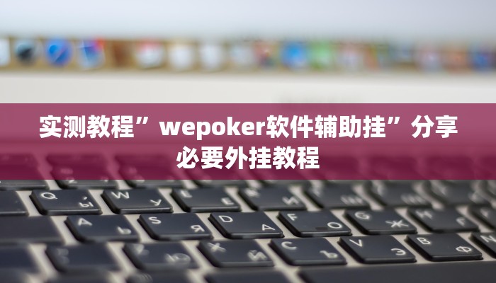 实测教程”wepoker软件辅助挂”分享必要外挂教程
