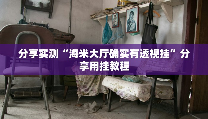 分享实测“海米大厅确实有透视挂”分享用挂教程